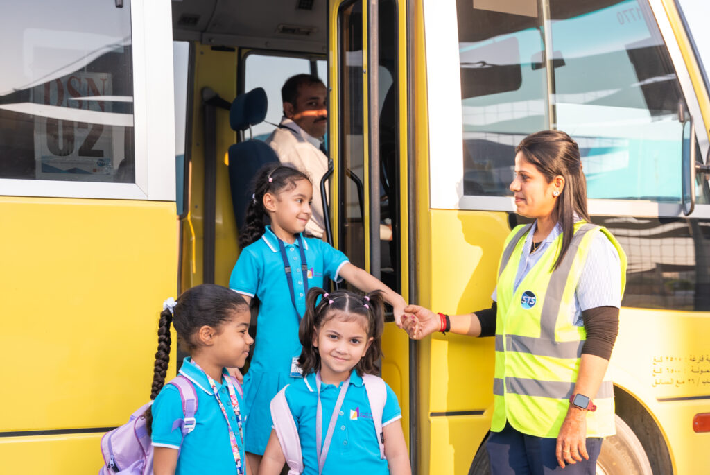 School Transportation services with classic city