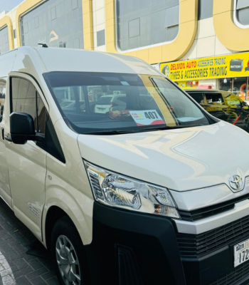 13 seater hiace van for rent ouside