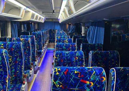 35 Seater Luxury Bus Inside View